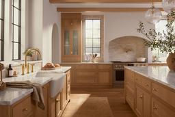 EdalynE by Studio McGee Two-hole bridge kitchen sink faucet with side sprayer - image 6