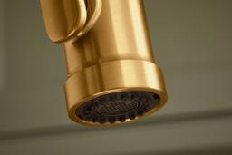 Touchless pull-down kitchen sink faucet with three-function sprayhead - image 11