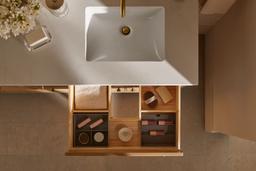 MalinE by Studio McGee 72'' bathroom vanity cabinet with sinks and quartz top - image 10