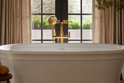 CastiaE by Studio McGee Floor-mount bath filler trim with handshower - image 13