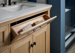 24'' bathroom vanity cabinet with sink and quartz top - image 15