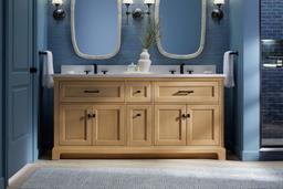 CharlemontE 60'' bathroom vanity cabinet with sinks and quartz top - image 26