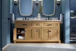 CharlemontE 60'' bathroom vanity cabinet with sinks and quartz top - image 28