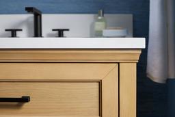 CharlemontE 60'' bathroom vanity cabinet with sinks and quartz top - image 20