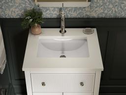 24'' bathroom vanity cabinet with sink and quartz top - image 16
