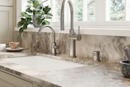 Crue Pull-down kitchen sink faucet with three-function sprayhead - image 17