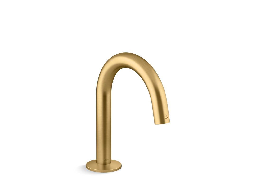 Components Touchless single-hole lavatory faucet with Kinesis sensor technology, Tube design, 0.5 gpm by Kohler