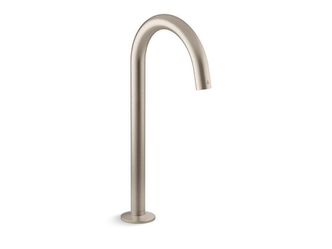 Components Touchless single-hole lavatory faucet with Kinesis sensor technology, Tube design, 0.5 gpm by Kohler