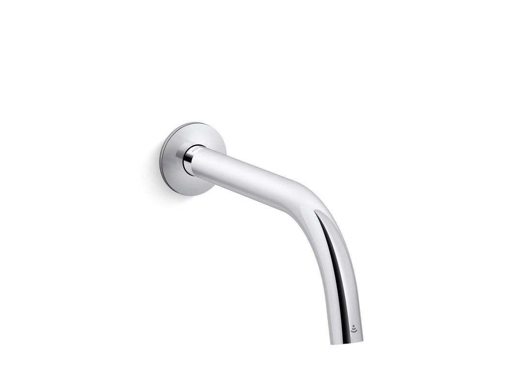 Components Touchless wall-mount lavatory faucet with Kinesis sensor technology, Tube design, HES-powered, 0.5 gpm by Kohler
