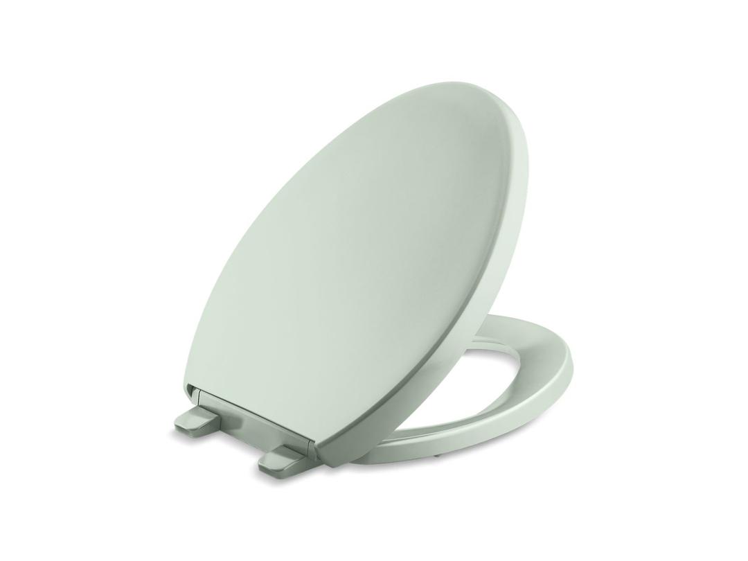 Reveal Quiet-CloseE elongated toilet seat by Kohler
