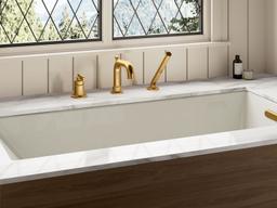 CastiaE by Studio McGee Deck-mount bath faucet with handshower - image 11