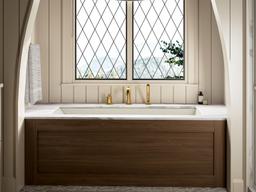 CastiaE by Studio McGee Deck-mount bath faucet with handshower - image 12