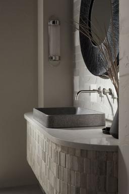 23'' rectangular vessel bathroom sink, no overflow - image 9