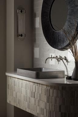 23'' rectangular vessel bathroom sink, no overflow - image 6