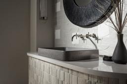 23'' rectangular vessel bathroom sink, no overflow - image 14