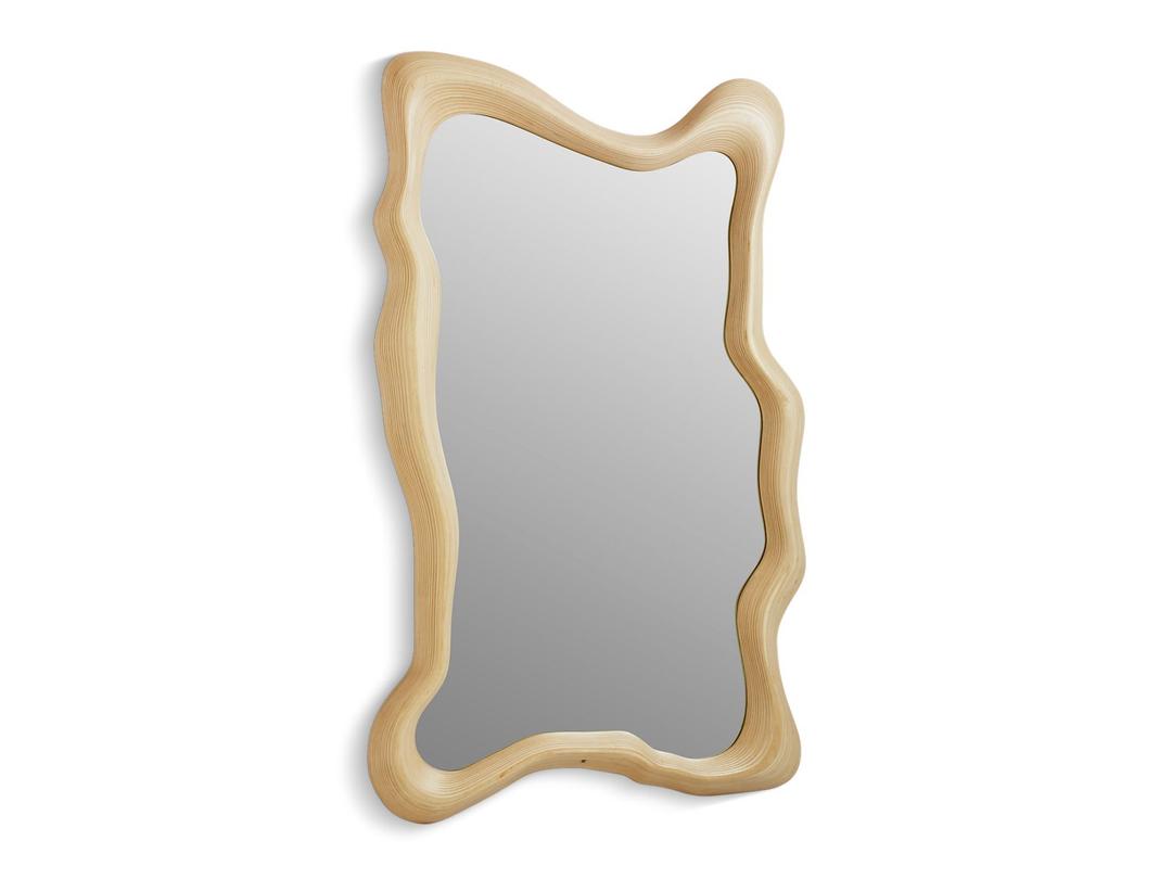 LandshapesE by Daniel Arsham 38'' x 60'' framed mirror by Kohler