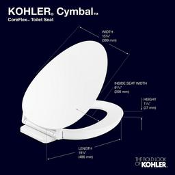 CymbalE ReadyLatch Quiet-CloseE elongated toilet seat - image 7