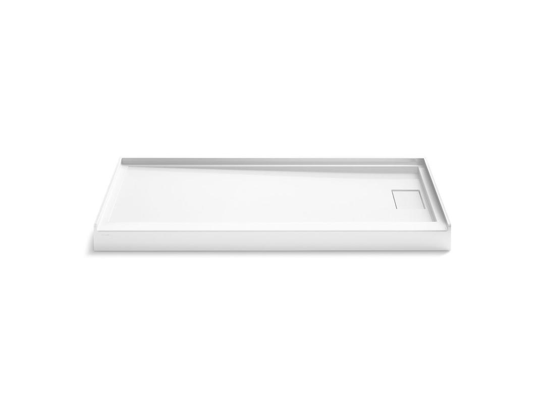 60'' x 30'' alcove shower base, right drain by Kohler
