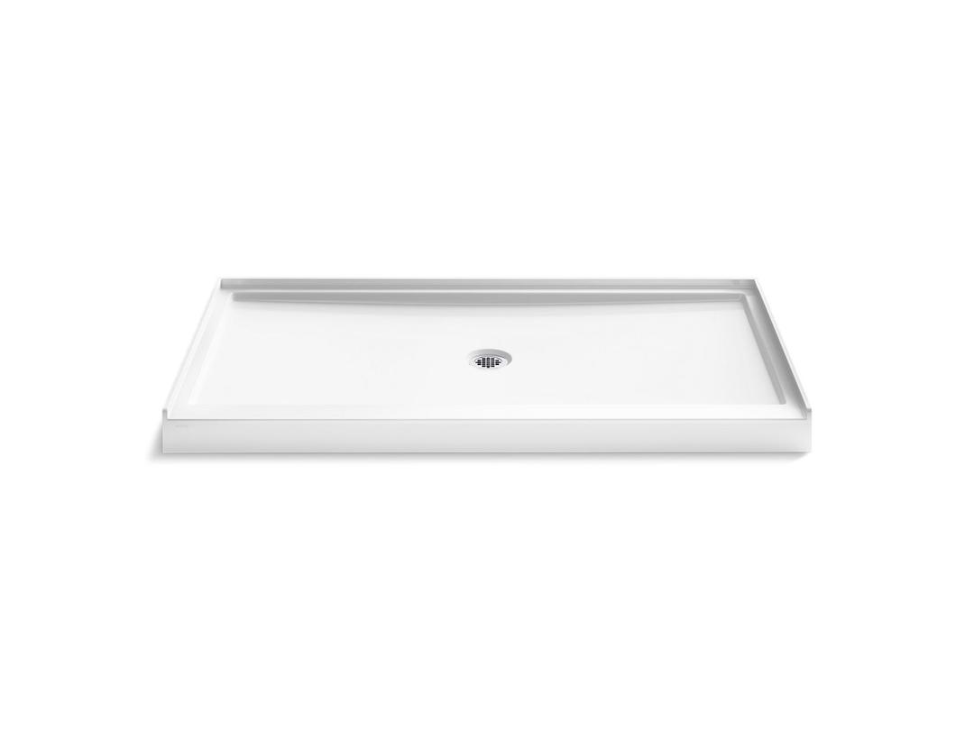Stoneridge 66'' X 36'' Alcove Shower Base Center Drain by Kohler