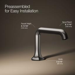 Occasion Bathroom sink faucet spout with Straight design, 1.2 gpm - image 25