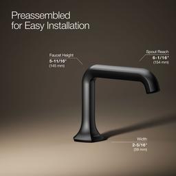 Occasion Bathroom sink faucet spout with Straight design, 1.2 gpm - image 21