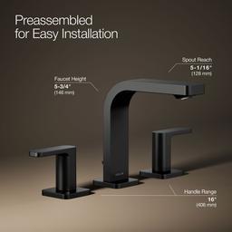 Parallel Widespread bathroom sink faucet, 0.5 gpm - image 19