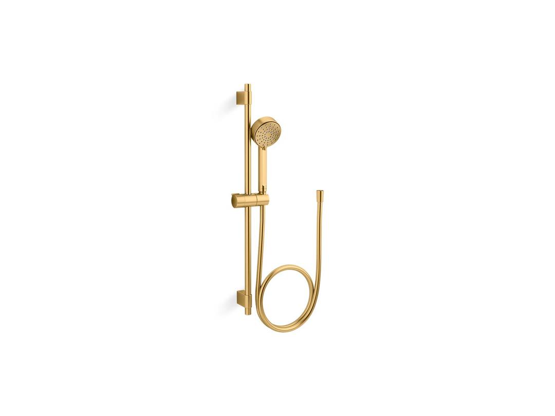 Elate 28'' Three-Function Handshower Kit 1.5 GPM - Vibrant Brushed Moderne Brass by Kohler