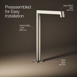 Components Bathroom sink faucet spout with Row design, 1.2 gpm - image 21