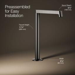 Components Bathroom sink faucet spout with Row design, 1.2 gpm - image 25