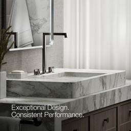 Components Bathroom sink faucet spout with Row design, 1.2 gpm - image 33