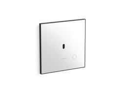 Glass faceplate for concealed touchless toilet flushometer, 1.28 gpf - Polished Chrome - image 3