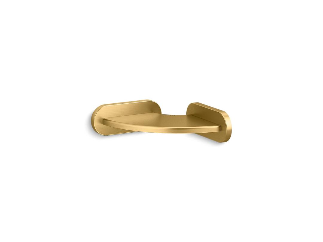 Elate Foot ledge - Vibrant Brushed Moderne Brass by Kohler