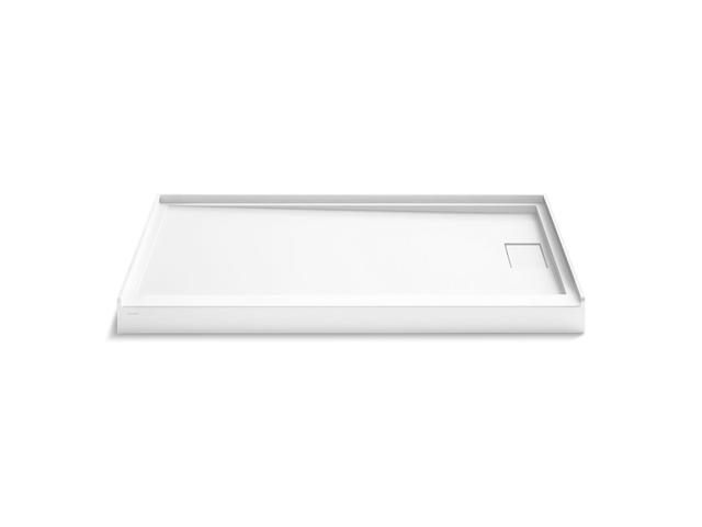 Stoneridge 60'' X 36'' Alcove Shower Base Right Drain