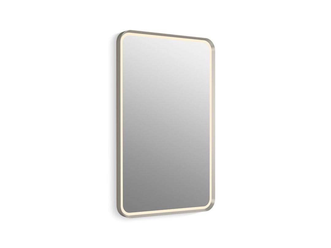 Essential Ultrabright 22 in. X 34 in. Rectangular Lighted Framed Mirror by Kohler