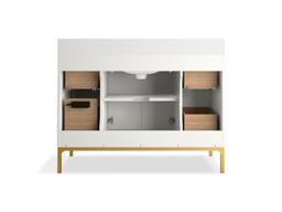 48'' bathroom vanity cabinet with sink and quartz top - image 15