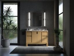 48'' bathroom vanity cabinet with sink and quartz top - image 18