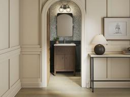 24'' bathroom vanity cabinet with sink and quartz top - image 6