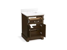 24'' bathroom vanity cabinet with sink and quartz top - image 16