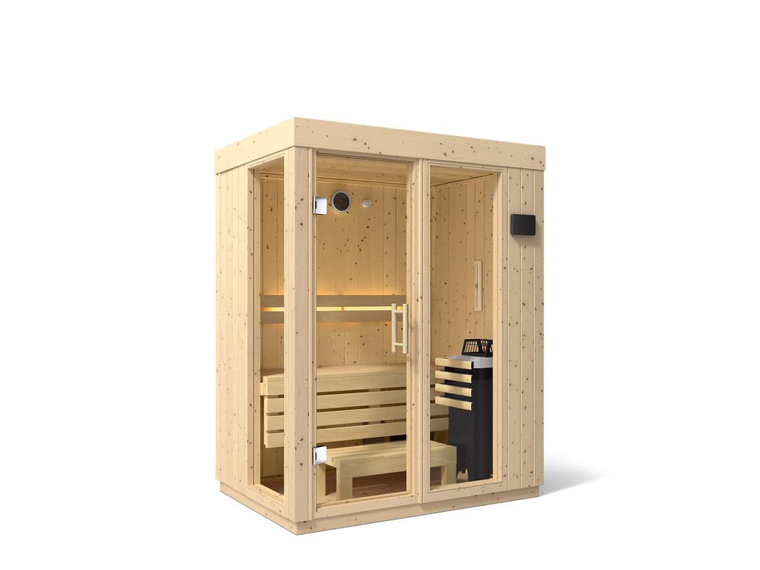 Two-person Indoor Sauna With Floor - Scandinavian Spruce by Kohler