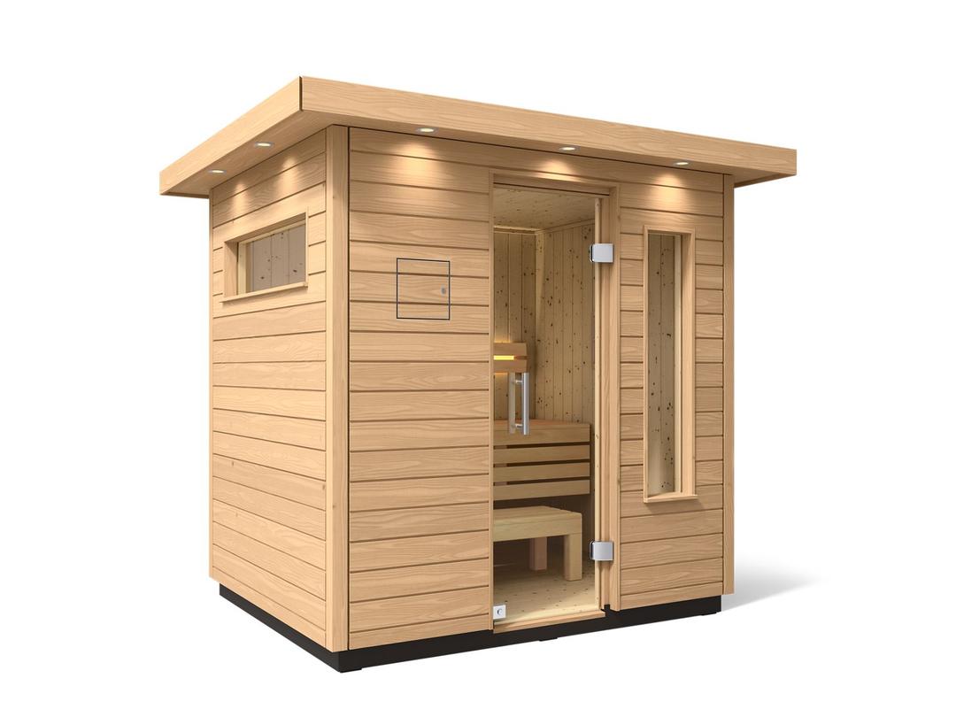 Three-person Outdoor Sauna - Douglas Fir by Kohler