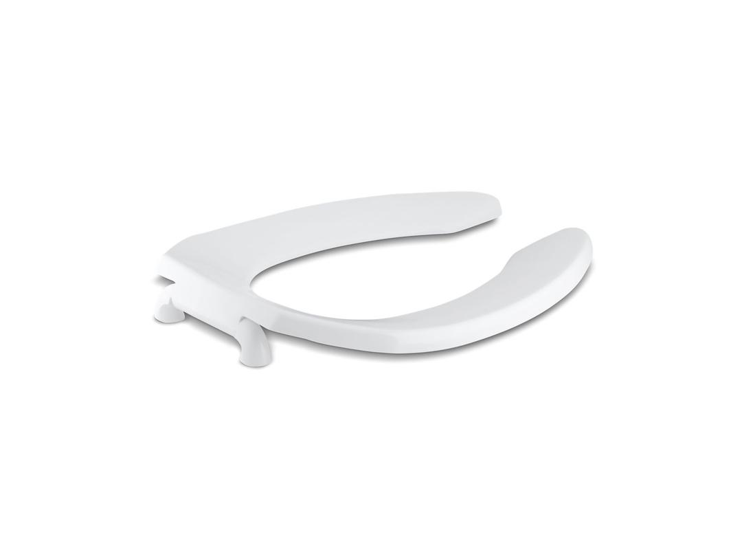 Kohler Lustrae Commercial Elongated Toilet Seat with Antimicrobial Agent and Self-sustaining... by Kohler