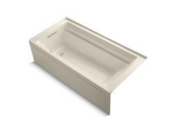 Archer 72'' x 36'' alcove Heated BubbleMassageE air bath, left drain - image 9