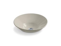Conical Bell vessel or wall-mount bathroom sink with glazed underside - image 6