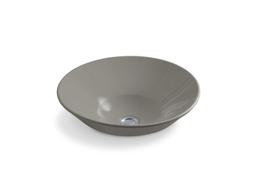 Conical Bell vessel or wall-mount bathroom sink with glazed underside - image 8