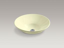 Conical Bell vessel or wall-mount bathroom sink with glazed underside - image 11