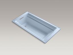Archer 72'' x 36'' alcove bath with Bask heated surface, alcove, right drain - image 16