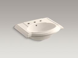 Devonshire Bathroom sink with 8'' widespread faucet holes - image 4