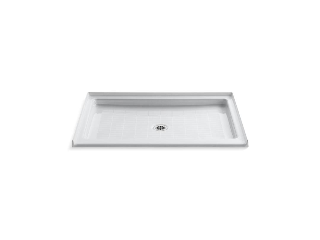 Kohler Purist 48'' X 36'' Alcove Shower Base, Center Drain - White by Kohler