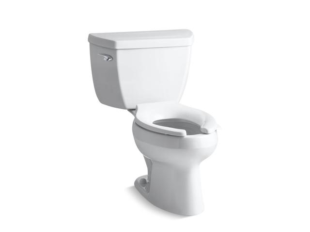 Wellworth Classic Two-piece elongated toilet, 1.0 gpf - Black