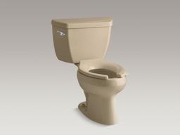 Kohler Wellworth Classic Toilet | Two-Piece | Elongated | 1.0 GPF | Flushmate Pressure-Assist - Black - image 3